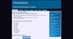 Desktop Screenshot of linguagermanica.net