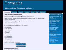 Tablet Screenshot of linguagermanica.net